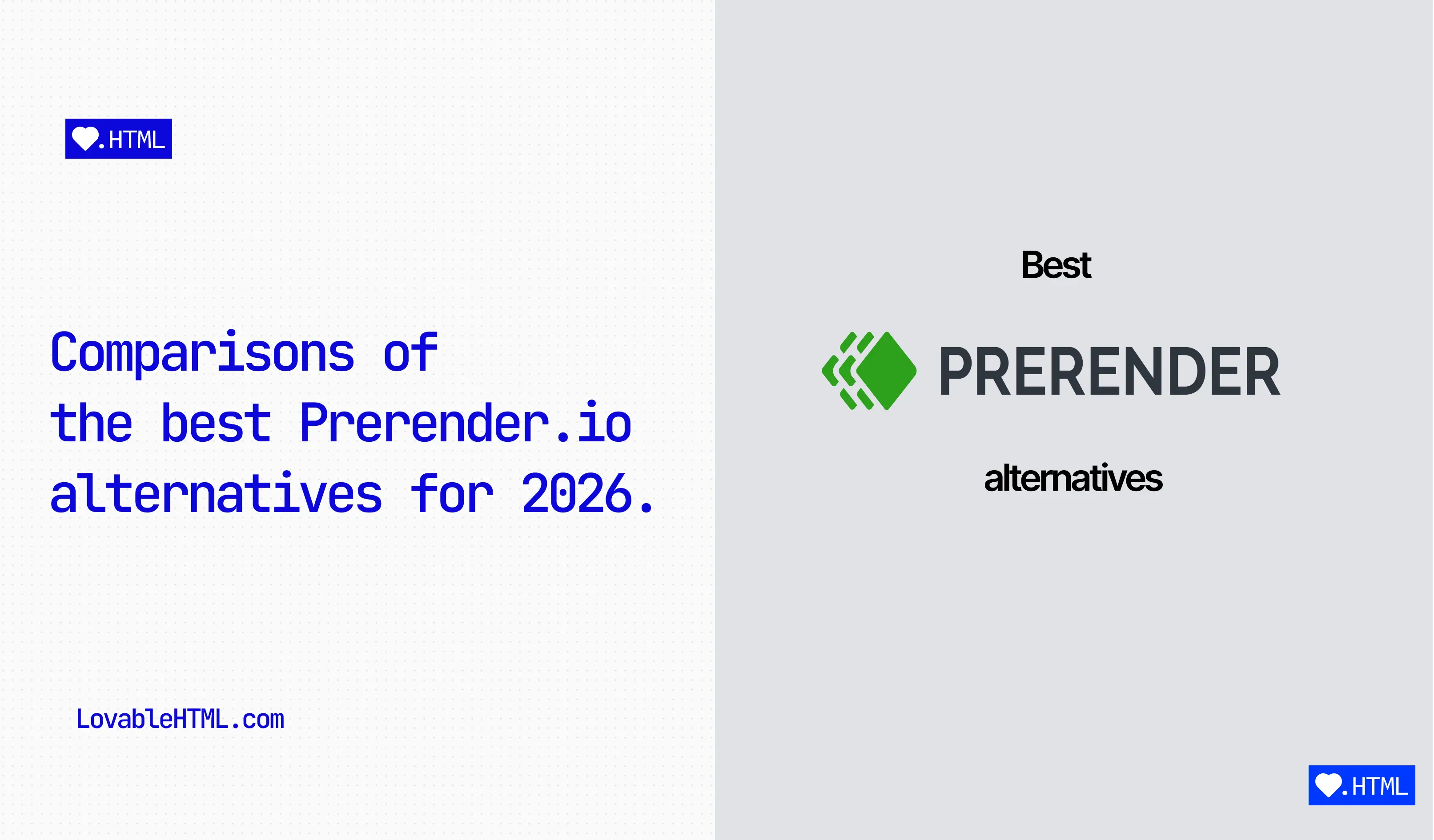 Prerender.io Alternatives 2026: Best SEO Solutions for Lovable and JavaScript SPAs